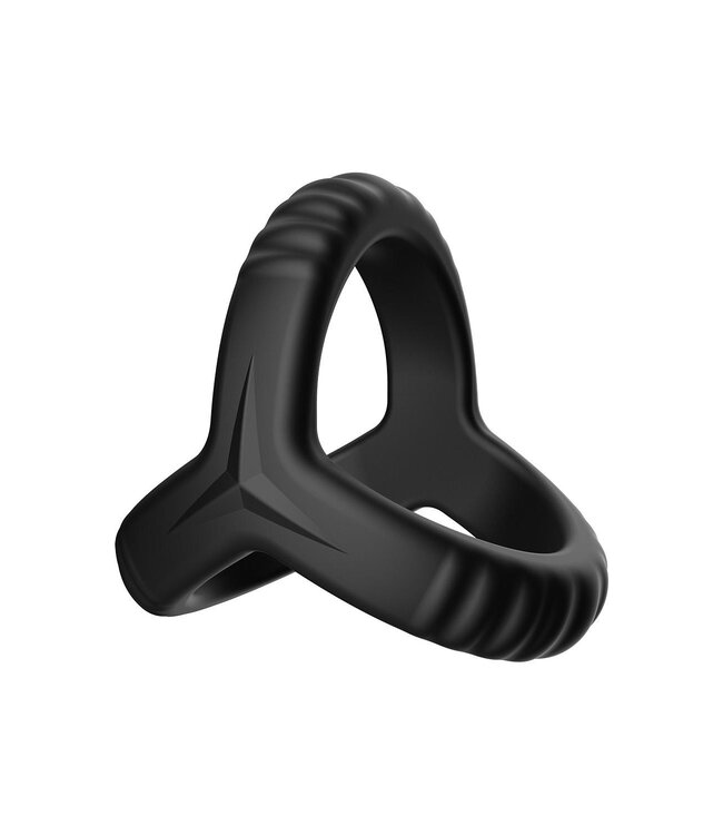 Forto FORTO F-59 TRI COCK AND BALL RING BLACK