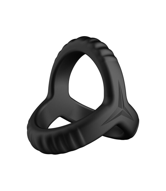 Forto FORTO F-59 TRI COCK AND BALL RING BLACK
