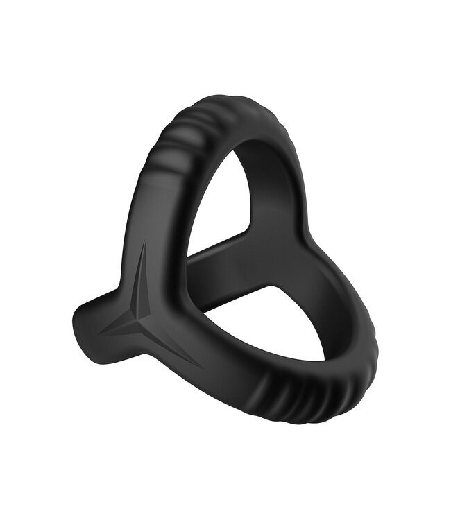 Forto FORTO F-59 TRI COCK AND BALL RING BLACK