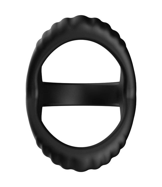 Forto FORTO F-59 TRI COCK AND BALL RING BLACK