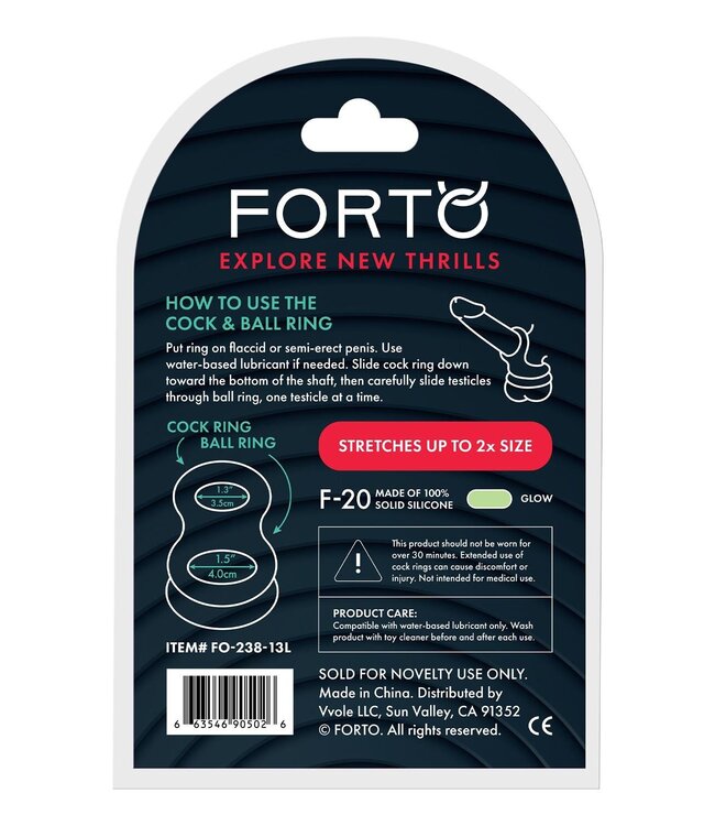 Forto FORTO F-20 BALLS STRETCHER LARGE GLOW