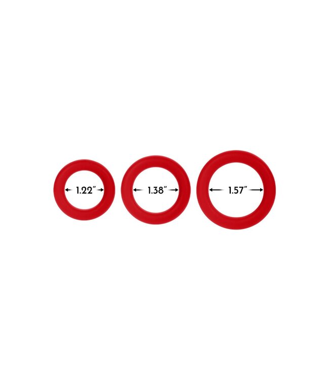 Forto FORTO F-61 3 PIECE C-RING SET BLUE