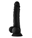 Shaft SHAFT MODEL A 10.5 INCH LIQUID SILICONE DONG WITH BALLS BLACK