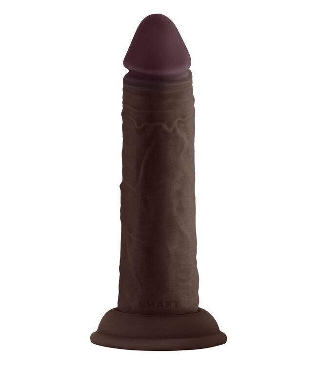 Shaft SHAFT MODEL J 5.5 INCH LIQUID SILICONE DONG MAHOGANY