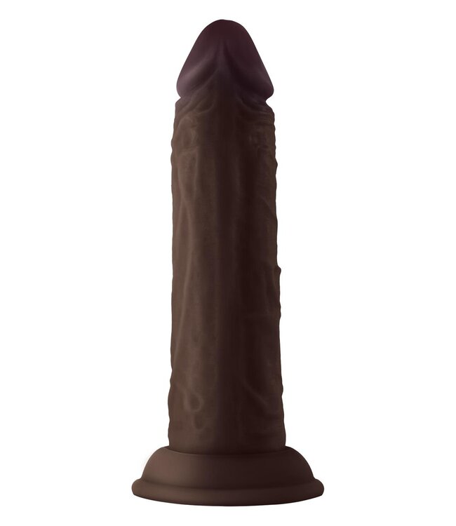 Shaft SHAFT MODEL J 5.5 INCH LIQUID SILICONE DONG MAHOGANY