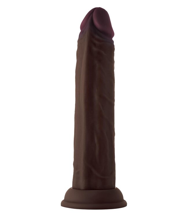 Shaft SHAFT MODEL J 8.5 INCH LIQUID SILICONE DONG MAHOGANY