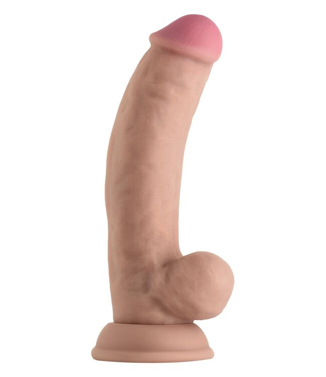 Shaft SHAFT MODEL C 7.5 INCH LIQUID SILICONE DONG WITH BALLS PINE