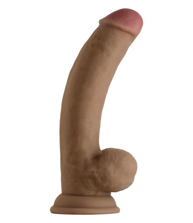 Shaft SHAFT MODEL C 8.5 INCH LIQUID SILICONE DONG WITH BALLS OAK