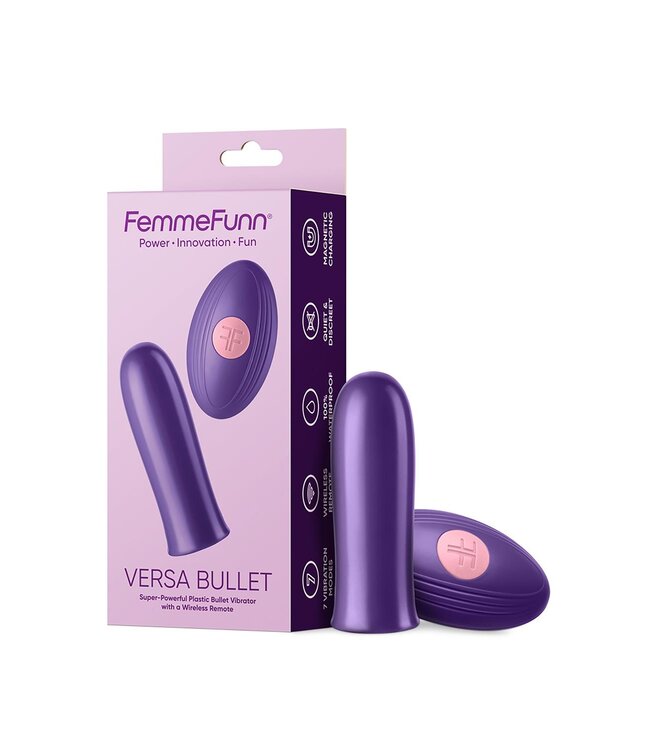 Femme Funn FEMMEFUNN VERSA BULLET WITH REMOTE DARK PURPLE