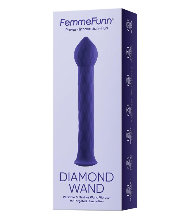 Femme Funn FEMMEFUNN DIAMOND WAND DARK PURPLE