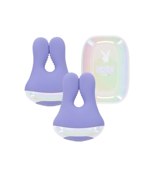 Evolved PLAYBOY NIPPLE CLAMPS IN A PINCH PURPLE