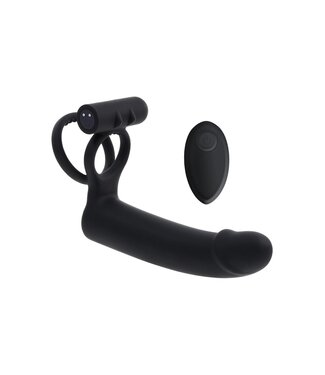 Evolved GENDER X DILDO WITH COCKRING BLACK