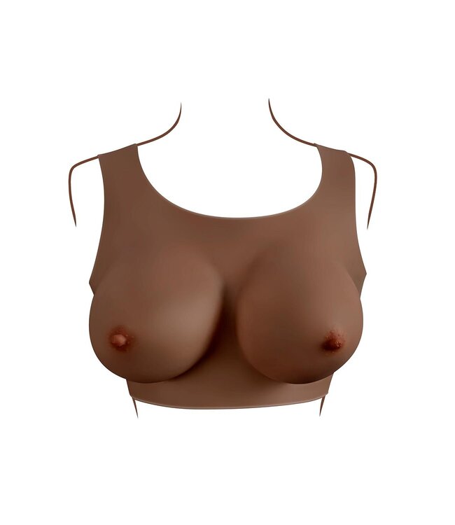 Evolved GENDER X UNDERGARMENTS - PLATE D-CUP DARK