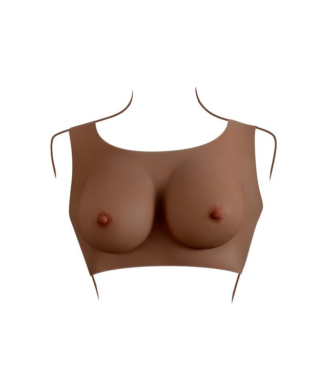 Evolved GENDER X UNDERGARMENTS - PLATE C-CUP DARK