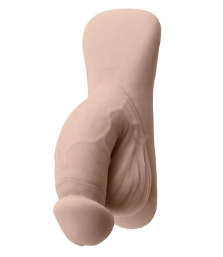 Evolved GENDER X 4 INCH PACKER LIGHT FLESH