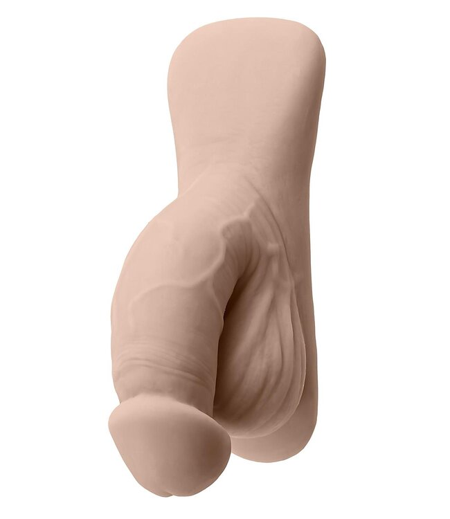 Evolved GENDER X 4 INCH PACKER LIGHT FLESH