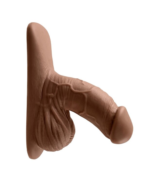 Evolved GENDER X 4 INCH SILICONE PACKER DARK