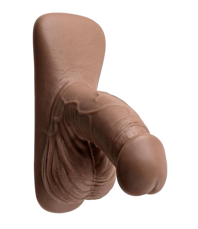 Evolved GENDER X 4 INCH SILICONE PACKER DARK