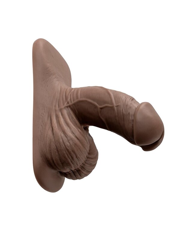 Evolved GENDER X 4 INCH SILICONE PACKER DARK