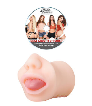 Evolved ZERO TOLERANCE REAL MOUTH STROKER