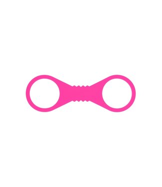 Sportsheets SPORTSHEETS LARGE HOT PINK SILICONE CUFFS