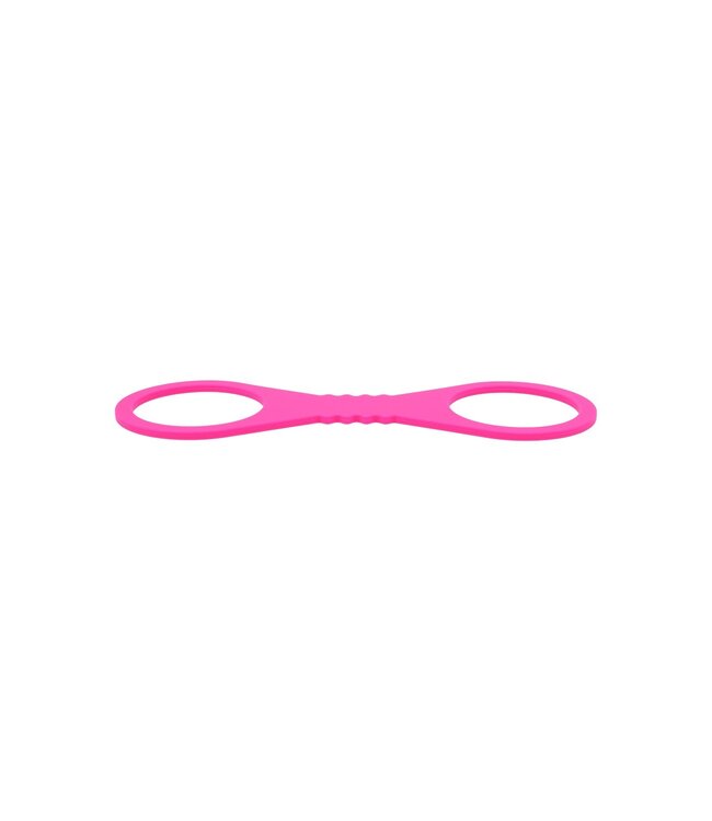 Sportsheets SPORTSHEETS LARGE HOT PINK SILICONE CUFFS