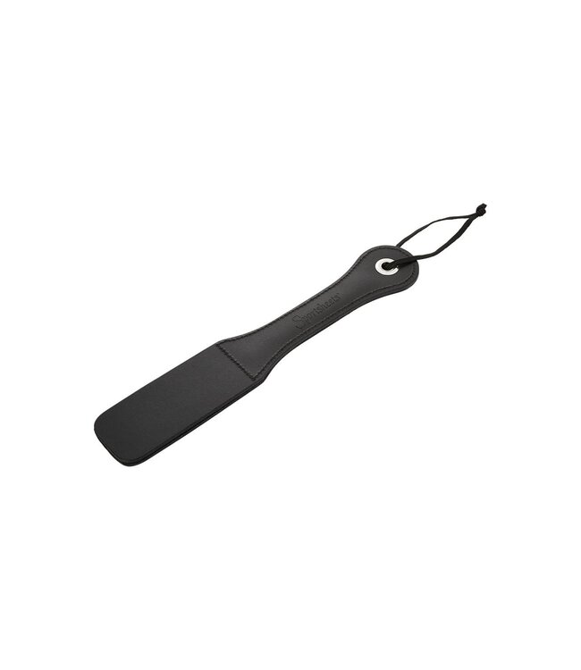 Sportsheets SPORTSHEETS 12 INCH LEATHER SLUT IMPRESSION PADDLE