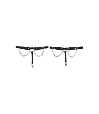 Sportsheets SPORTSHEETS SEX AND MISCHIEF CHAIN LACE GARTERS