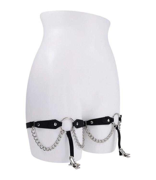 Sportsheets SPORTSHEETS SEX AND MISCHIEF CHAIN LACE GARTERS