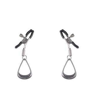 Sportsheets SPORTSHEETS VELVET NOIR TUGGABLE NIPPLE CLAMPS