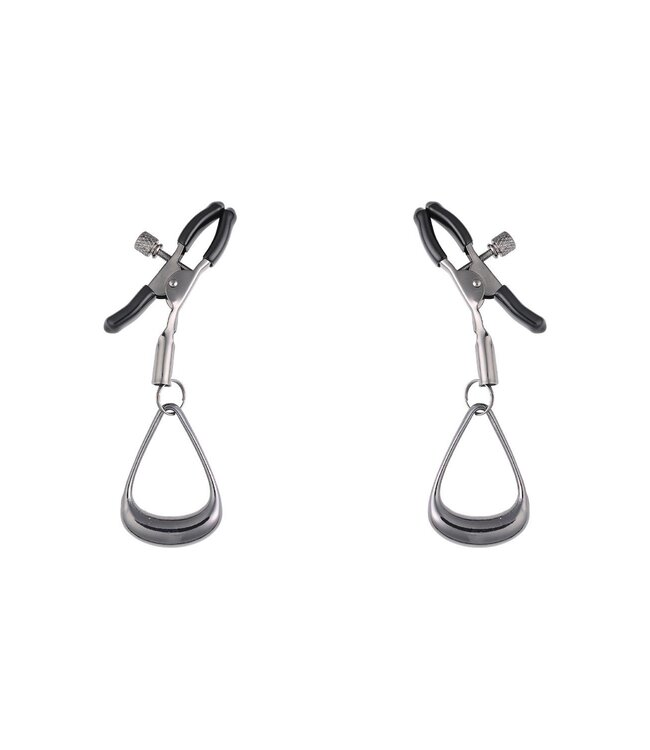 Sportsheets SPORTSHEETS VELVET NOIR TUGGABLE NIPPLE CLAMPS