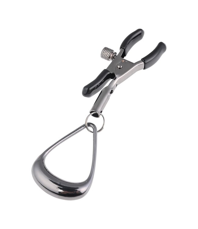 Sportsheets SPORTSHEETS VELVET NOIR TUGGABLE NIPPLE CLAMPS