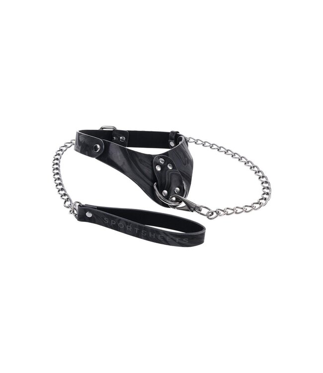 Sportsheets SPORTSHEETS VELVET NOIR COLLAR & LEASH
