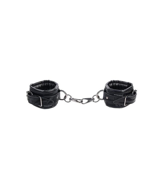 Sportsheets SPORTSHEETS VELVET NOIR HANDCUFFS