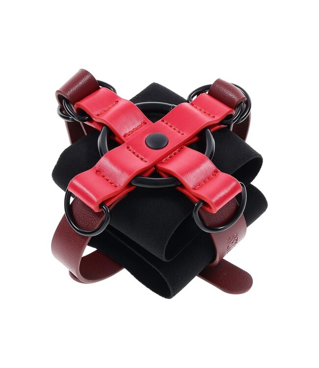 Sportsheets SPORTSHEETS EX'S AND OH'S CROSS CUFFS