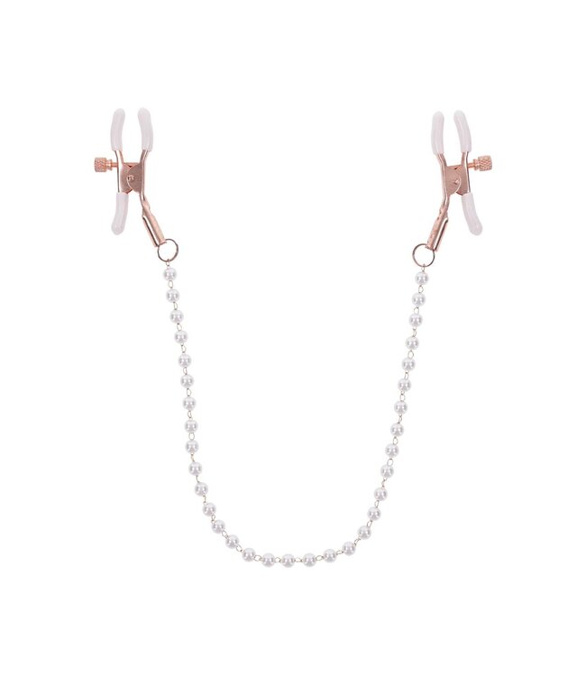 Sportsheets PEACHES ‘N CREAME PEARL NIPPLE CLAMPS