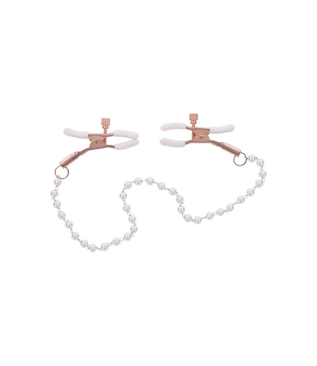 Sportsheets PEACHES ‘N CREAME PEARL NIPPLE CLAMPS