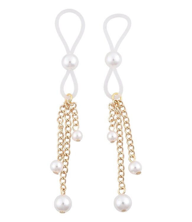 Sportsheets SEX AND MISCHIEF PEARL NIPPLE TIES