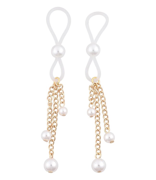 Sportsheets SEX AND MISCHIEF PEARL NIPPLE TIES