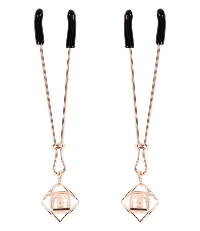 Sportsheets SEX AND MISCHIEF BRAT PEARL NIPPLE CLIPS