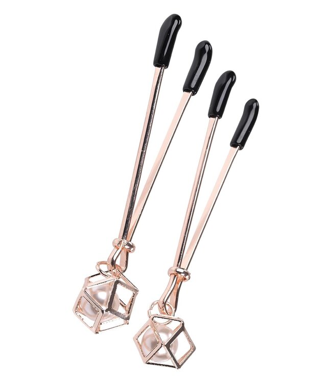 Sportsheets SEX AND MISCHIEF BRAT PEARL NIPPLE CLIPS