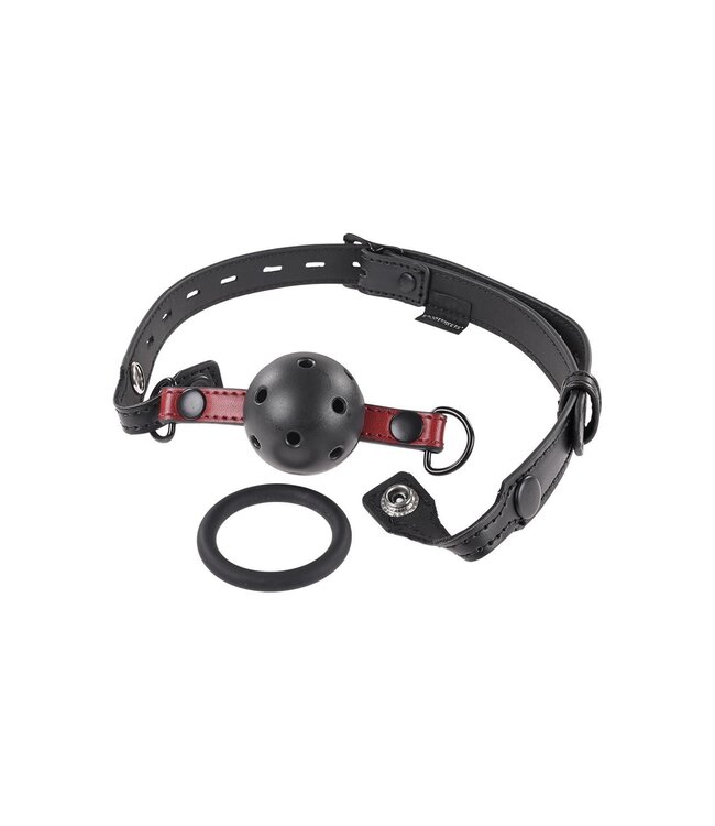 Sportsheets SPORTSHEETS SAFFRON INTERCHANGEABLE GAG BLACK