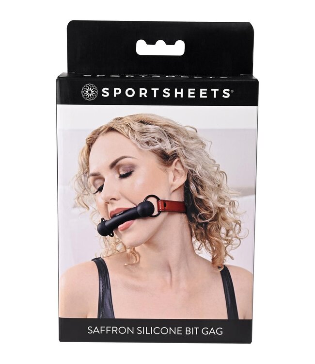 Sportsheets SPORTSHEETS SAFFRON SILICONE BIT GAG BLACK