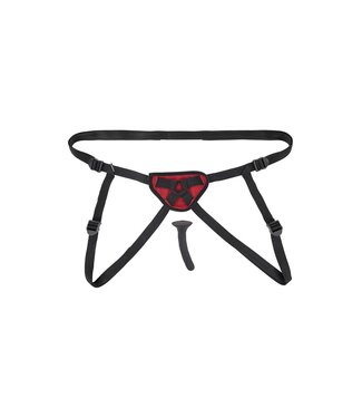 Sportsheets SPORTSHEETS SAFFRON SILICONE PEGGING KIT RED