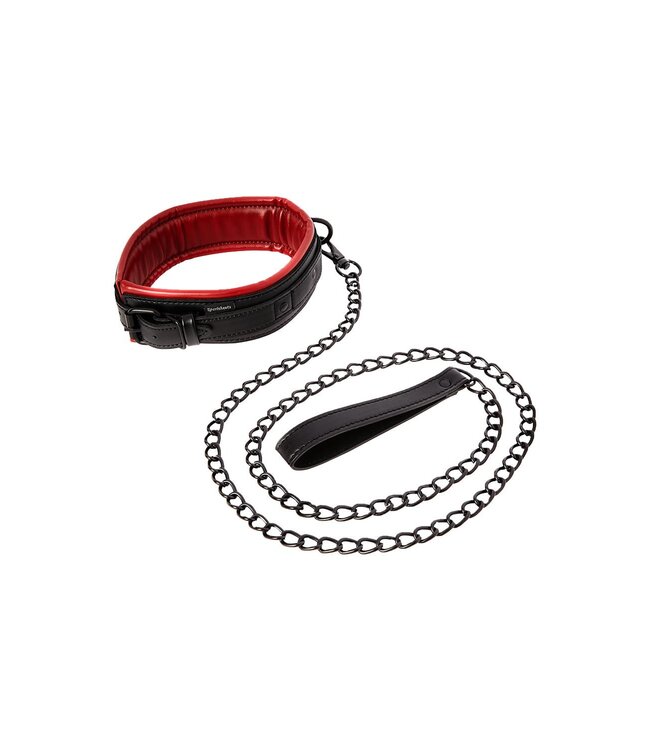 Sportsheets SPORTSHEETS SAFFRON LEASH & COLLAR BLACK