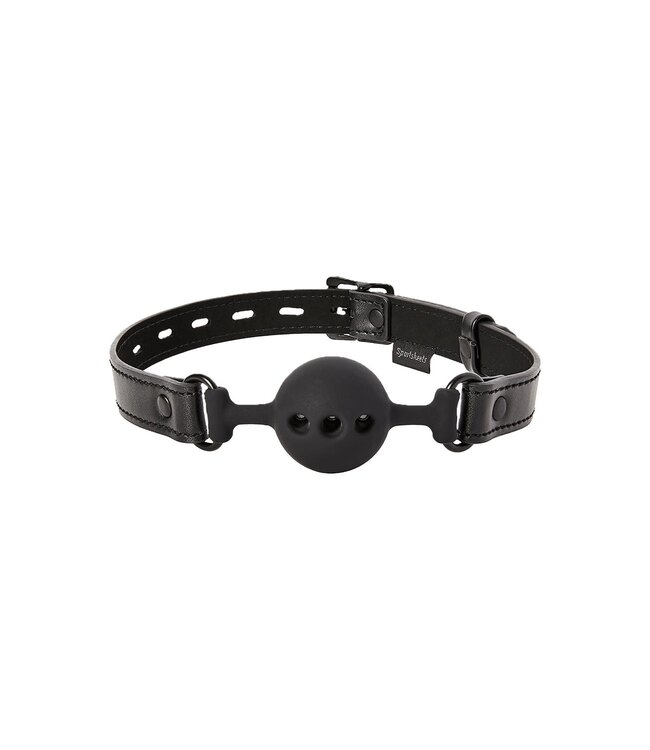 Sportsheets SPORTSHEETS SAFFRON BREATHABLE BALL GAG BLACK