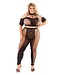Fantasy Lingerie MISSING YOU 2PC TOP & LEGGINGS BLACK, QS