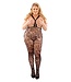Fantasy Lingerie IN SUSPENSE LACE SUSPENDER STOCKINGS BLACK, QS