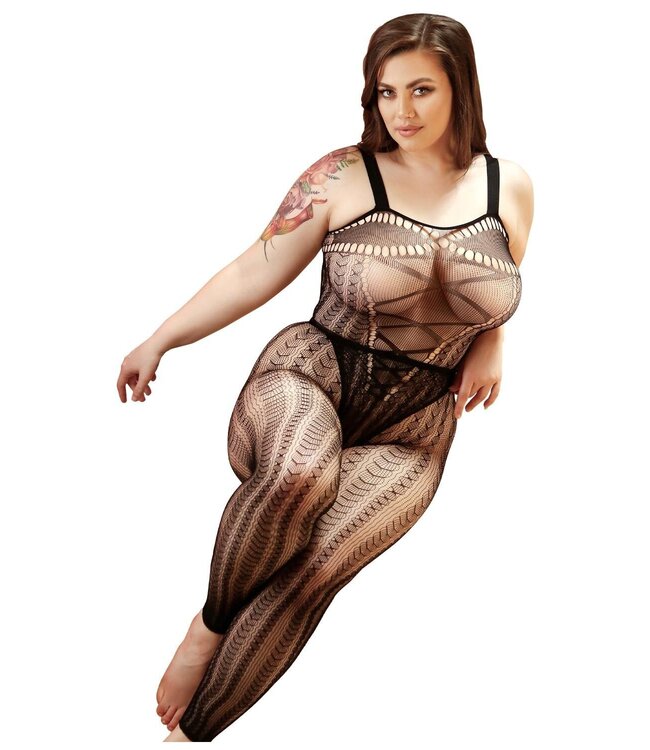 Fantasy Lingerie IN YOUR DREAMS 2PC BODYSUIT & HIGH WAIST LEGGINGS BLACK, QS