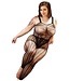 Fantasy Lingerie IN YOUR DREAMS 2PC BODYSUIT & HIGH WAIST LEGGINGS BLACK, QS